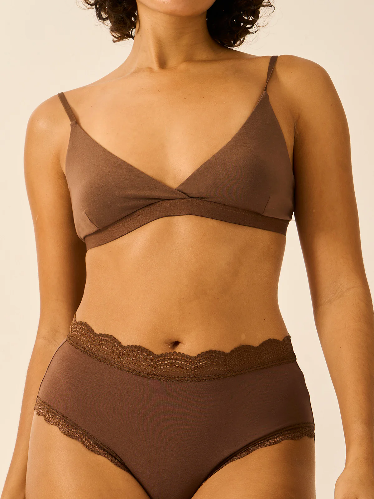 Crossover Bra - Chocolate - Image 4