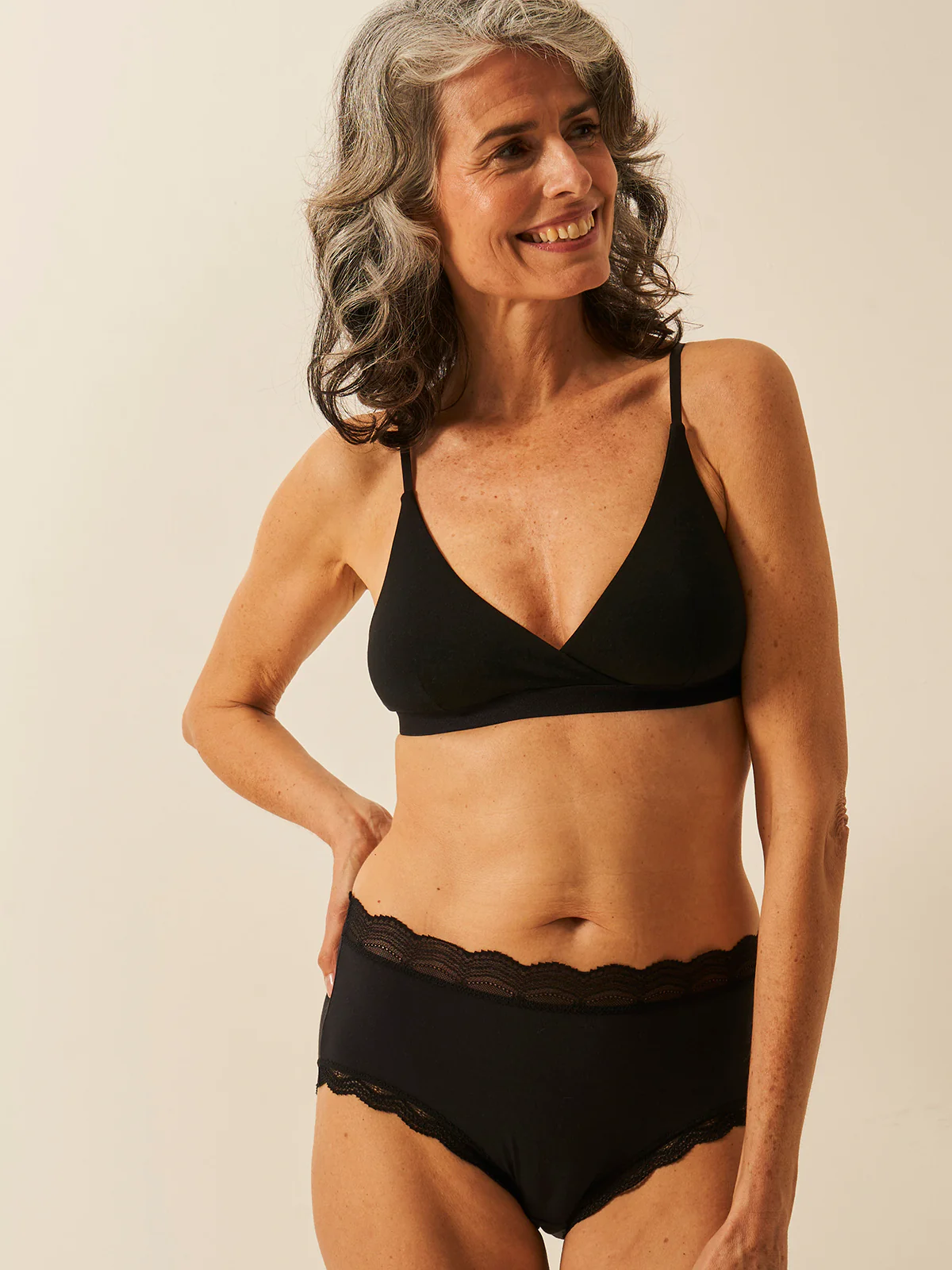 High Rise Knicker Four Pack - Black - Image 10