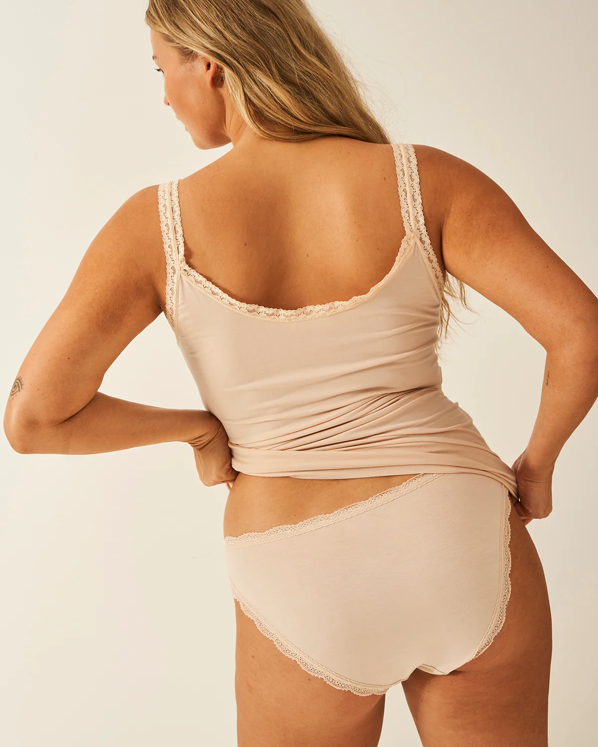 Lace Cami - Sand - Image 3