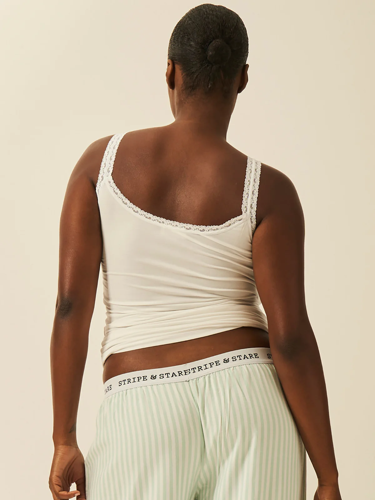 Lace Cami - White - Image 3
