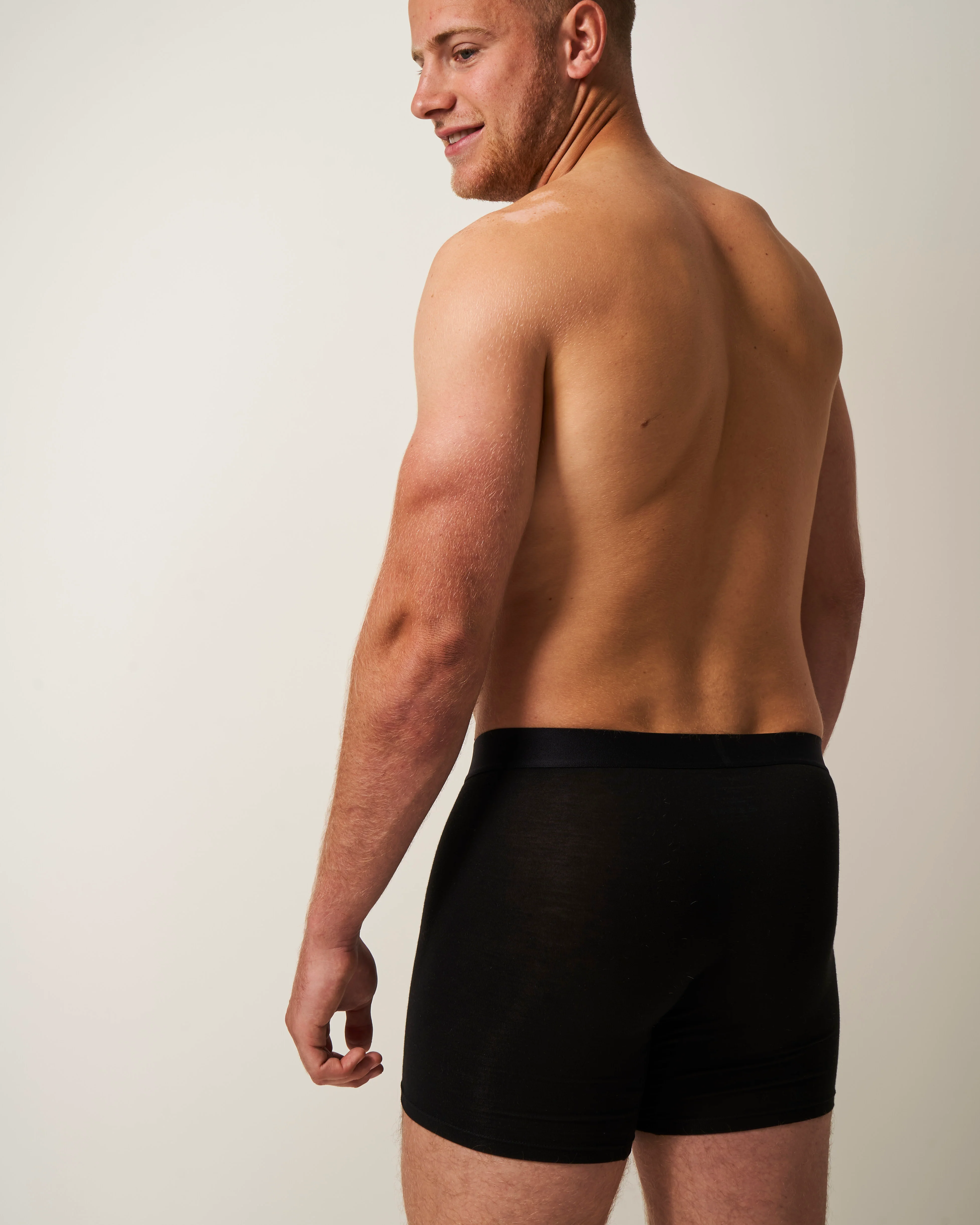 Men's Boxer Four Pack - Black - Image 3
