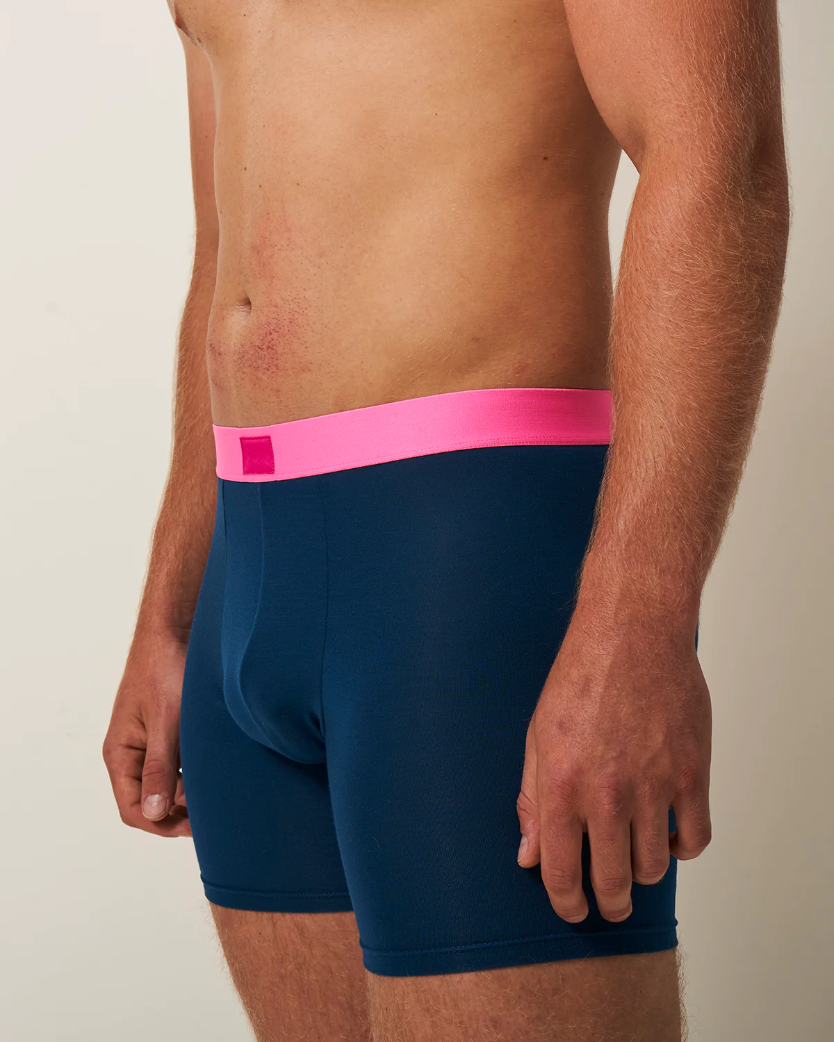 Men's Boxer - Midnight and Neon Pink - Image 3