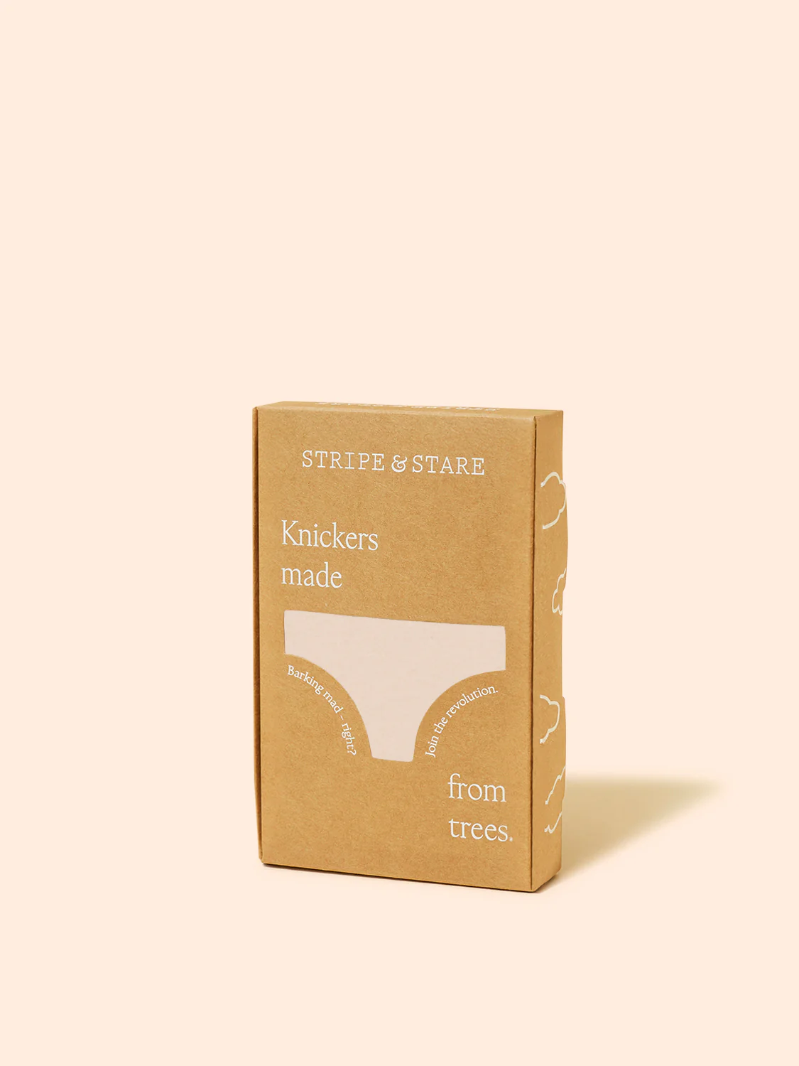 Mid Rise High Leg Knicker - Sand - Image 8