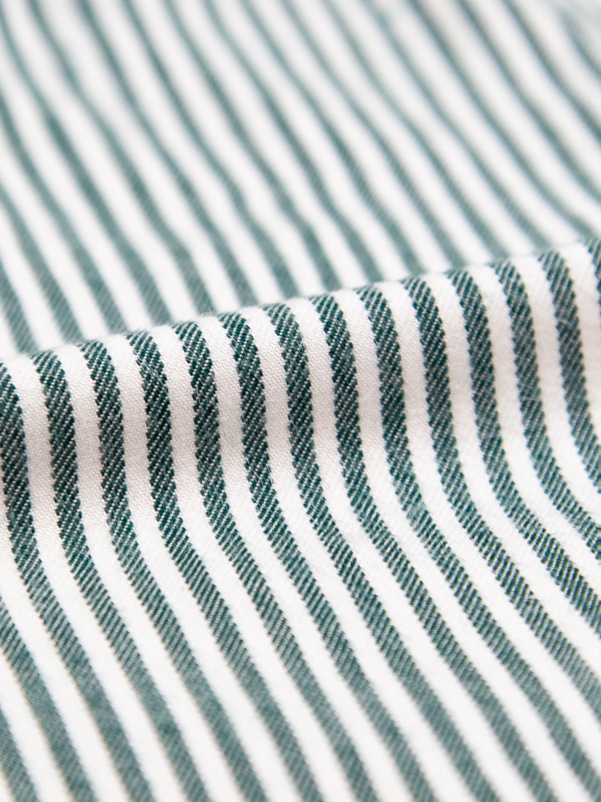Soft Brushed Woven Pyjama Top - Alpine Stripe - Image 8