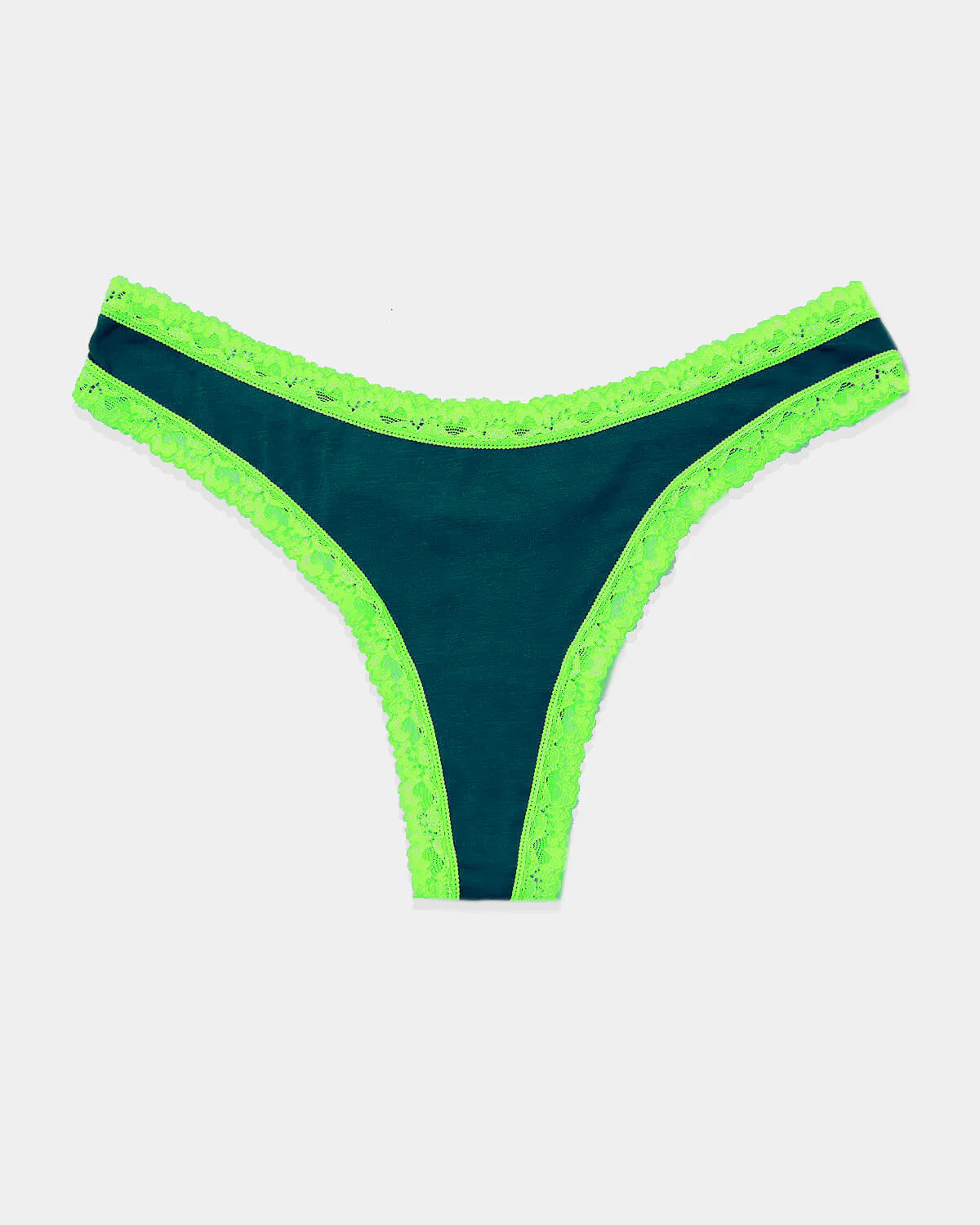 Thong - Midnight Neon Green - Image 5